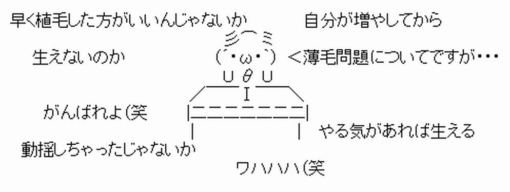 記者会見で記者に突っ込まれるハゲ