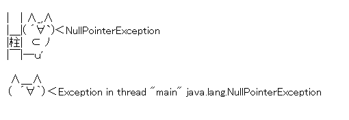 NullPointerException